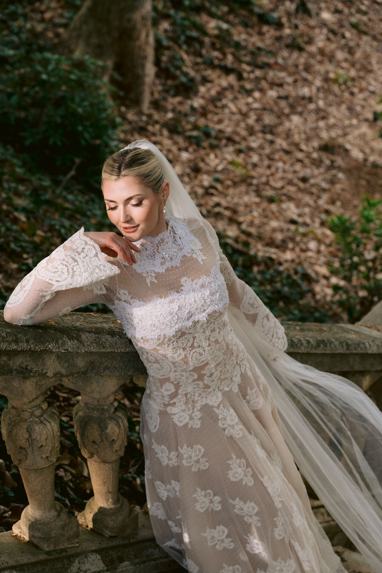 Silk custom bridal gown — custom bridal by Blár Studio, USA